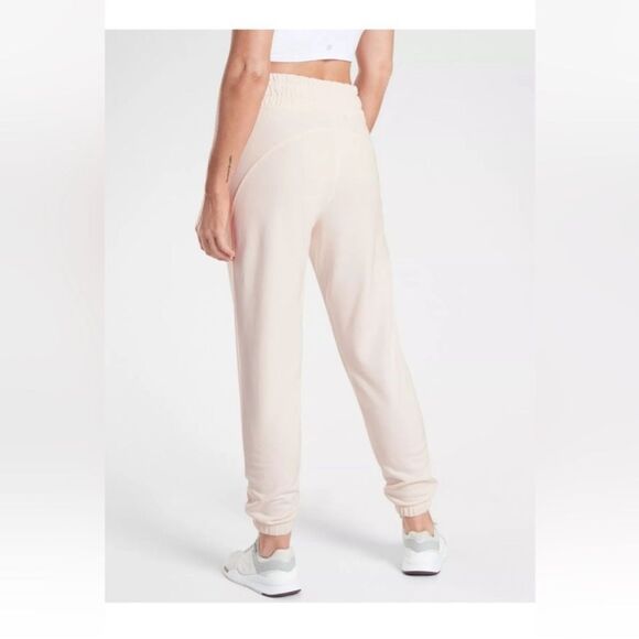 Athleta Bounce Back Jogger Sweatpants in Pearl White Style 487575 Size XL - Picture 5 of 8